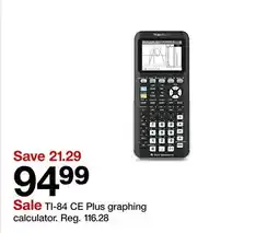 Target TI-84 CE Plus graphing calculator offer