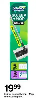 Target Swiffer Deluxe Sweep + Mop offer