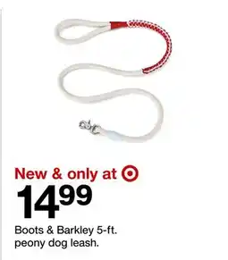 Target Boots & Barkley 5-ft. peony dog leash offer