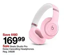 Target Beats Studio Pro Noise Cancelling Headphones offer
