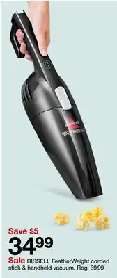 Target BISSELL FeatherWeight corded stick & handheld vacuum offer