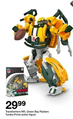 Target Transformers NFL Green Bay Packers Tundra Prime action figure offer