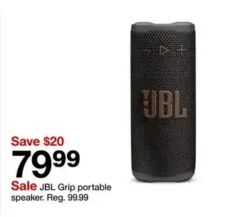 Target JBL Grip portable speaker offer