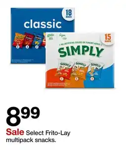 Target Select Frito-Lay multipack snacks offer