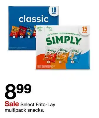 Target Select Frito-Lay multipack snacks offer