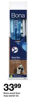 Target Bona wood floor mop starter kit offer