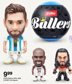 Target ZURU Ballers FIFA, NBA & WWE mini figures offer