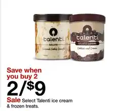 Target Select Talenti ice cream & frozen treats offer