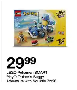 Target LEGO Pokémon SMART Play : Trainer's Buggy Adventure with Squirtle 72156 offer