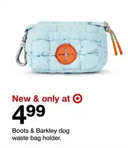 Target Boots & Barkley dog waste bag holder offer