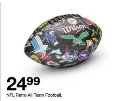 Target NFL Retro All Team Football offer
