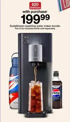 Target SodaStream sparkling water maker bundle offer