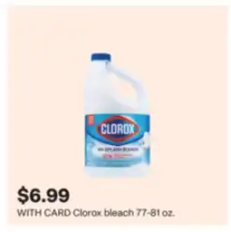 CVS Clorox bleach 77-81 oz offer