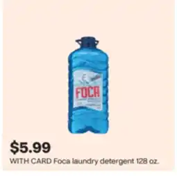 CVS Foca laundry detergent 128 oz offer