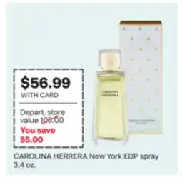 CVS CAROLINA HERRERA New York EDP spray 3.4 oz offer