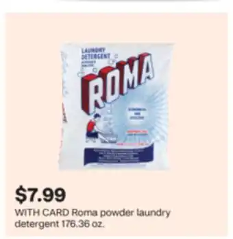 CVS Roma powder laundry detergent 176.36 oz offer