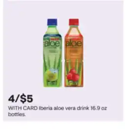CVS Iberia aloe vera drink 16.9 oz bottles offer