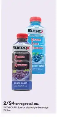 CVS Suerox electrolyte beverage 21.3 oz offer