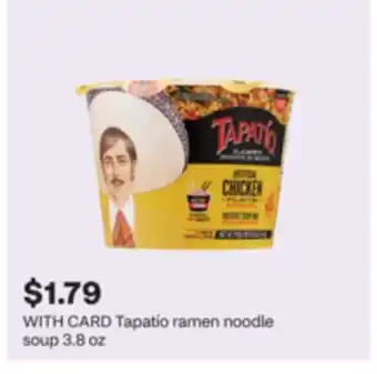 CVS Tapatio ramen noodle soup 3.8 oz offer