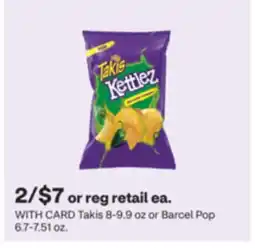 CVS Takis 8-9.9 oz or Barcel Pop 6.7-7.51 oz offer
