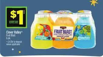 Dollar General Clover Valley Fruit Blast offer