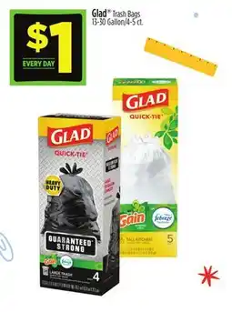 Dollar General Glad Trash Bags offer