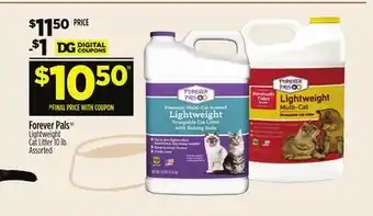 Dollar General Forever Pals Lightweight Cat Litter offer