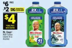 Dollar General Mr. Clean Multi-Surface Cleaner offer