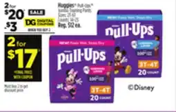 Dollar General Huggies Pull-Ups Jumbo Training Pants offer