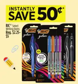 Dollar General BIC Select Writing Items offer