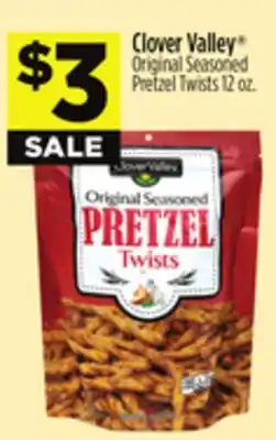 Dollar General Clover Valley Original Seasoned Pretzel Twists offer