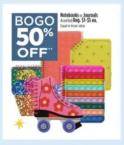 Dollar General Notebooks or Journals offer