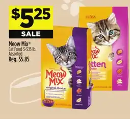 Dollar General Meow Mix Cat Food offer