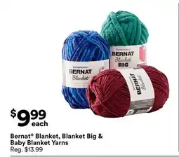 Michaels Bernat Blanket, Blanket Big & Baby Blanket Yarns offer