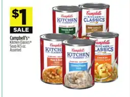 Dollar General Campbell's Kitchen Classics Soup offer