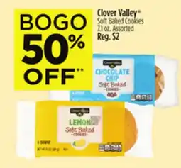 Dollar General Clover Valley Soft Baked Cookies offer