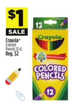 Dollar General Crayola Colored Pencils offer