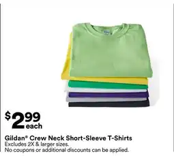 Michaels Gildan Crew Neck Short-Sleeve T-Shirts offer
