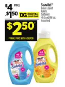 Dollar General Suavitel Base Liquid Fabric Softener offer