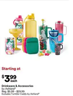 Michaels Drinkware & Accessories offer