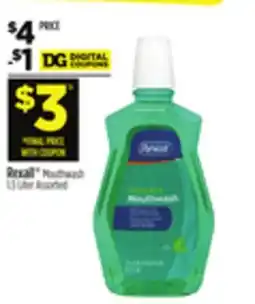 Dollar General Rexall Mouthwash offer