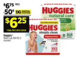 Dollar General Huggies Wipes offer