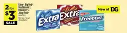 Dollar General Extra , Big Red , Doublemint , Freedent or Juicy Fruit Gum offer