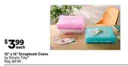 Michaels 12 x 12 Scrapbook Cases offer