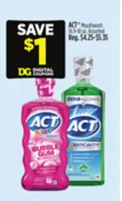 Dollar General ACT Mouthwash offer