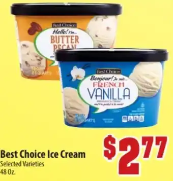 Best Choice Ice Cream 48 oz