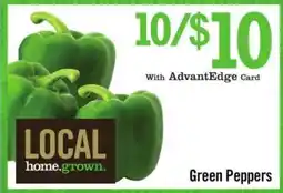 Price Chopper Green Peppers offer