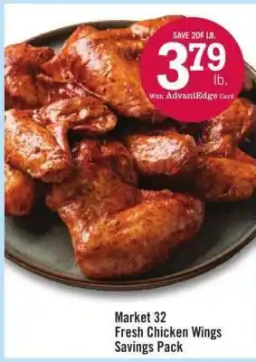 Price Chopper Market 32 Fresh Chicken Wings Savings Pack offer