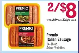 Price Chopper Premio Italian Sausage offer