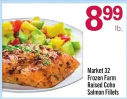 Price Chopper Market 32 Frozen Farm Raised Coho Salmon Fillets offer